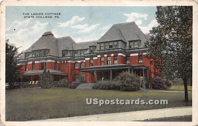 Ladies Cottage - State College, Pennsylvania PA Postcard