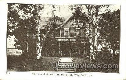 Good Samaritan Hospital - Westfield, Pennsylvania PA Postcard
