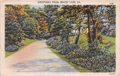 Beach Lake PA