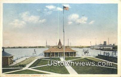 Government Landing - Newport, Rhode Island RI Postcard