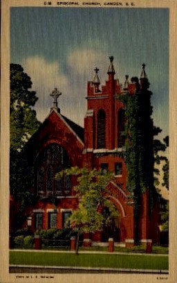 Episcopal Church - Camden, South Carolina SC Postcard
