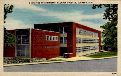 Clemson College - South Carolina SC Postcard
