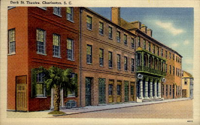 Dock St. Theatre - Charleston, South Carolina SC Postcard