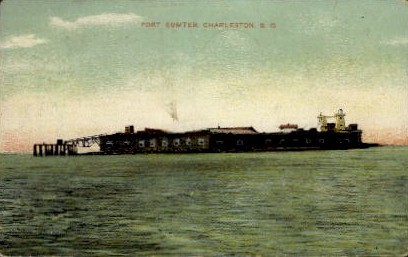Fort Sumter - Charleston, South Carolina SC Postcard