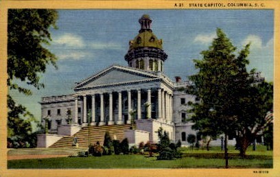State Capitol - Columbia, South Carolina SC Postcard