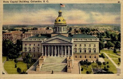 State Capitol Building - Columbia, South Carolina SC Postcard