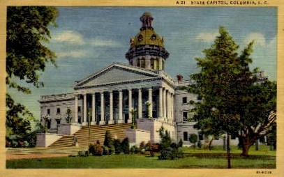 State Capitol - Columbia, South Carolina SC Postcard
