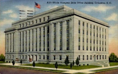 Wade Hampton State Office Building - Columbia, South Carolina SC Postcard
