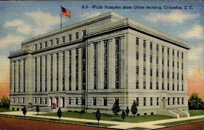 Wade Hampton State Office Building - Columbia, South Carolina SC Postcard