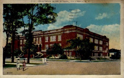 Columbia High School - South Carolina SC Postcard