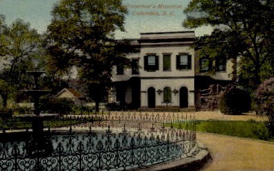 Governer's Mansion - Columbia, South Carolina SC Postcard