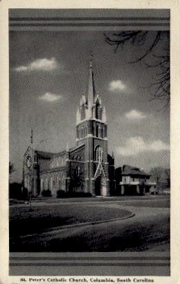 St. Peter's Catholic Church - Columbia, South Carolina SC Postcard