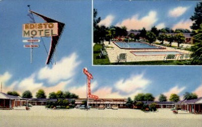 Edisto Motel - Orangeburg, South Carolina SC Postcard