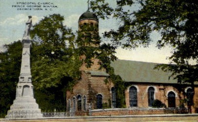 Episcopal Church - Georgetown, South Carolina SC Postcard