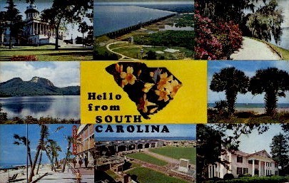 Hello From South Carolina - Misc Postcard