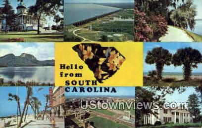 Capitol - Columbia, South Carolina SC Postcard