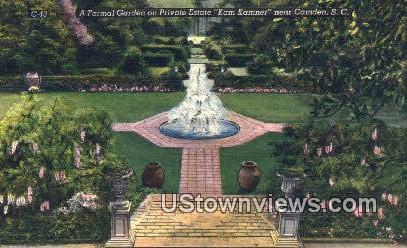 Private Estate, Kam Kamner - Camden, South Carolina SC Postcard