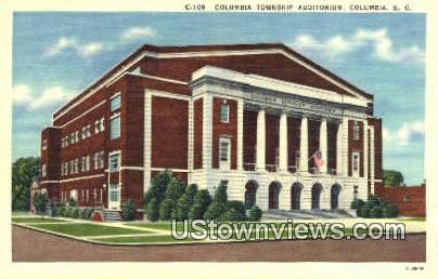 Columbia Township Auditorium - South Carolina SC Postcard