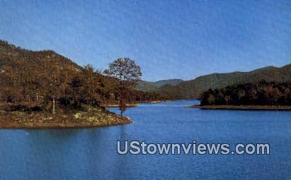 North Saluda Lake - Blue Ridge Mtns, South Carolina SC Postcard