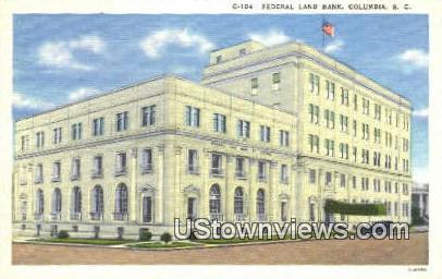 Federal Land Bank - Columbia, South Carolina SC Postcard