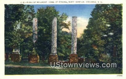 Home of Gen. Wade Hapton - Columbia, South Carolina SC Postcard