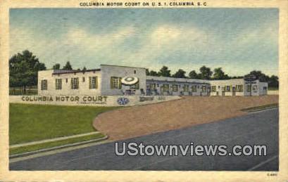 Columbia Motor Court - South Carolina SC Postcard