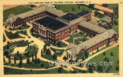 Columbia College - South Carolina SC Postcard