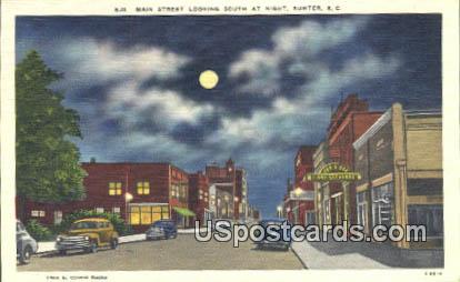 Main Street - Sumter, South Carolina SC Postcard