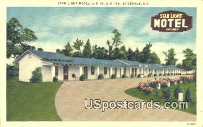 Star Light Motel - St. George, South Carolina SC Postcard