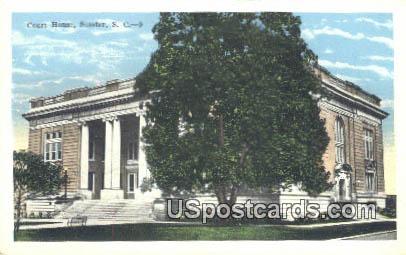 Court House - Sumter, South Carolina SC Postcard