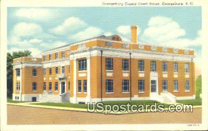 Orangeburg County Court House - South Carolina SC Postcard
