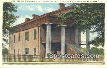 Old Court House - Camden, South Carolina SC Postcard