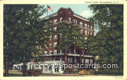 Eutaw Hotel - Orangeburg, South Carolina SC Postcard