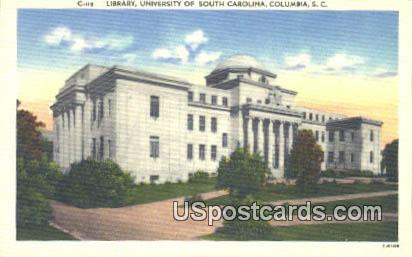 Library, University of South Carolina - Columbia Postcard