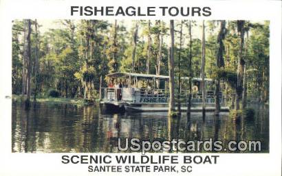 Fisheagle Tours - Santee State Park, South Carolina SC Postcard