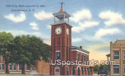Old City Hall, 1843 - Georgetown, South Carolina SC Postcard