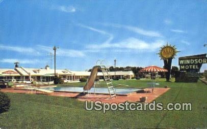 Windsor Motel & Dining Room - Summeton, South Carolina SC Postcard