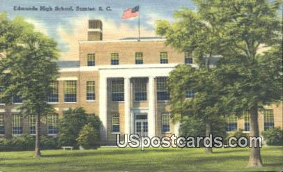 Edumnds High School - Sumter, South Carolina SC Postcard