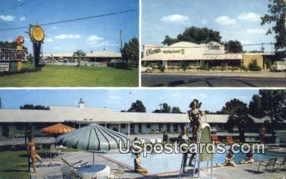 Clark's Motel & Restaurant - Santee, South Carolina SC Postcard