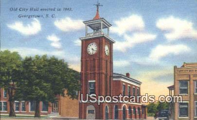 Old City Hall, 1843 - Georgetown, South Carolina SC Postcard