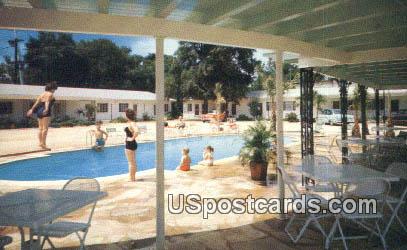 Palms Motel & Restaurant - Ridgeland, South Carolina SC Postcard