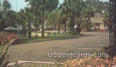 Palms Motel & Restaurant - Ridgeland, South Carolina SC Postcard