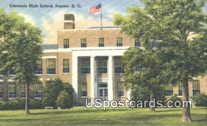Edmunds High School - Sumter, South Carolina SC Postcard