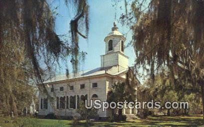 Old Edisto Island Church - South Carolina SC Postcard