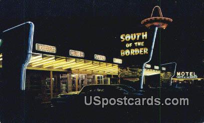 South of the Border, SC Postcard     ;     South of the Border, South Carolina