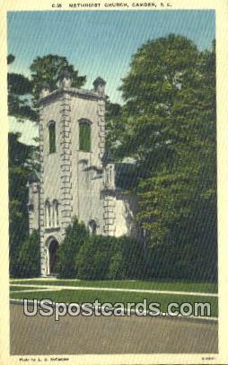 Methodist Church - Camden, South Carolina SC Postcard
