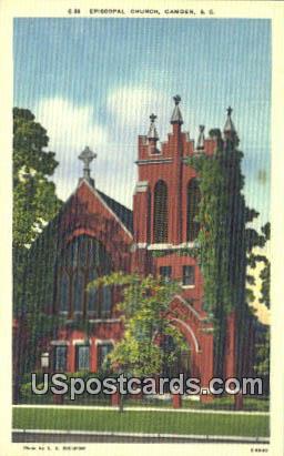Episcopal Church - Camden, South Carolina SC Postcard