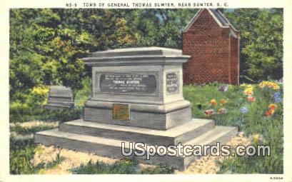 Tomb of General Thomas Sumter - South Carolina SC Postcard