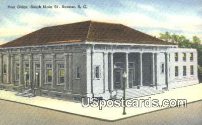 Post Office - Sumter, South Carolina SC Postcard