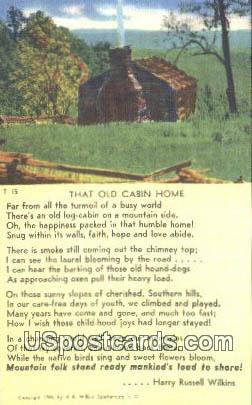 Old Cabin Home - Misc, South Carolina SC Postcard